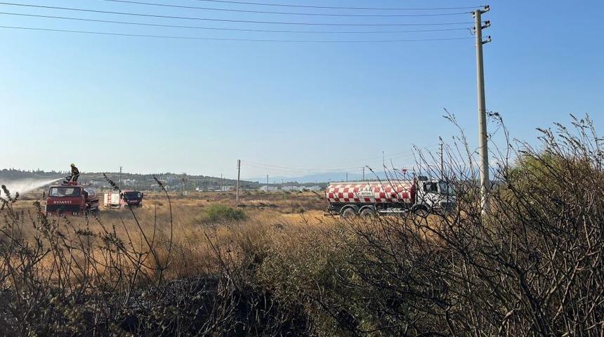 Balıkesir'in Gömeç ilçesinde çıkan orman yangını kontrol altında