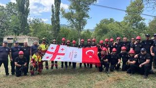 TİKA'dan Gürcistan'da Doğada Arama ve Kurtarma Temel Eğitimi programı