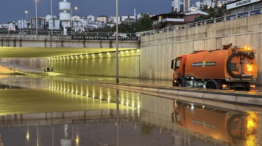 Başkentte kısa süreli sağanak etkili oldu