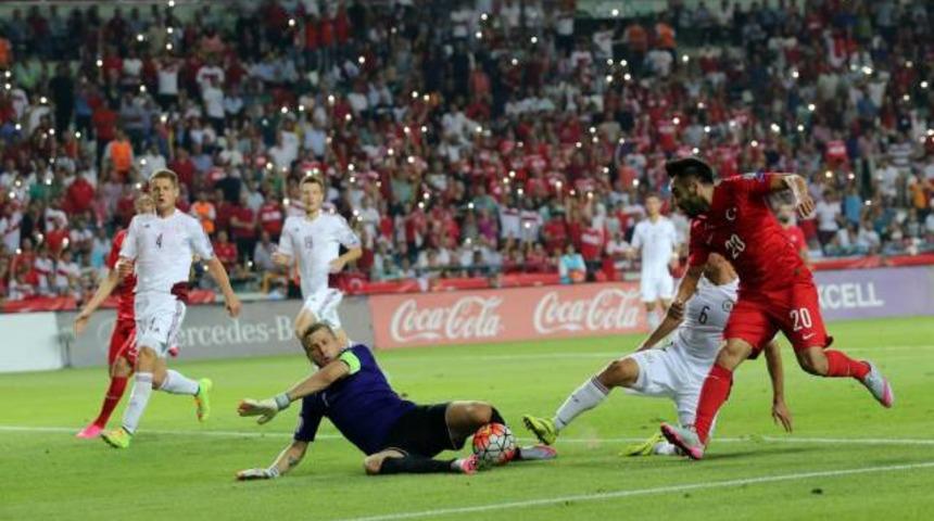 T&uuml;rkiye Letonya ma&ccedil; &ouml;zeti ve golleri