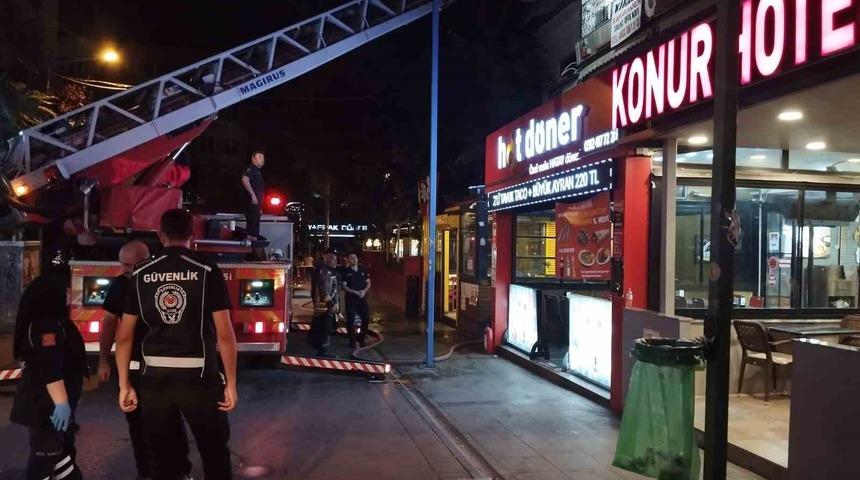 Ankara’da 4 katlı binada yangın çıktı