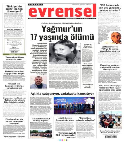Evrensel
 Gazetesi oku