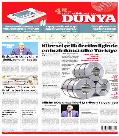 Dünya
 Gazetesi oku
