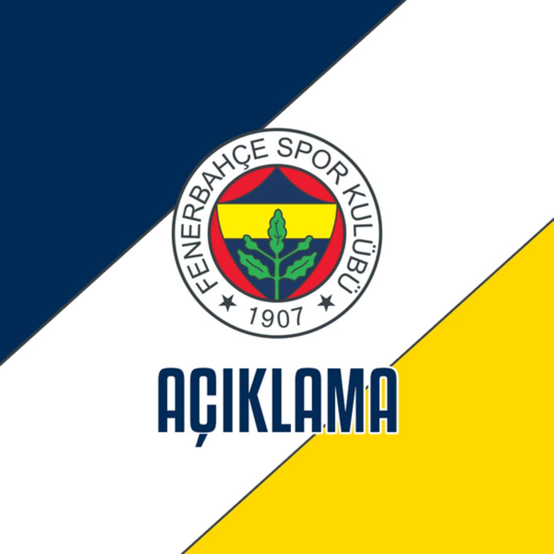 Fenerbahçe den Galatasaray maçı eleştirisi! ‘‘Türk futbolundaki bu kirli yapı, er ya da geç herkesin gözü önünde hesap verecektir’’ açıklamasında bulundu... 1