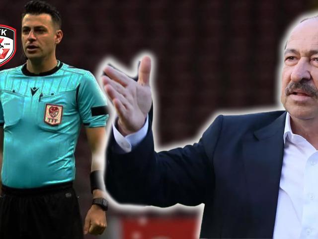 Gaziantep FK Başkanı Memik Yılmaz'dan hakeme sert eleştiri! ''Şu anda çok sinirliyim...''
