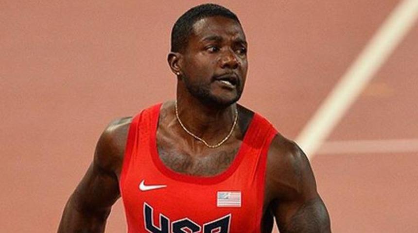 Elmas Lig'in 100 metre şampiyonu Justin Gatlin