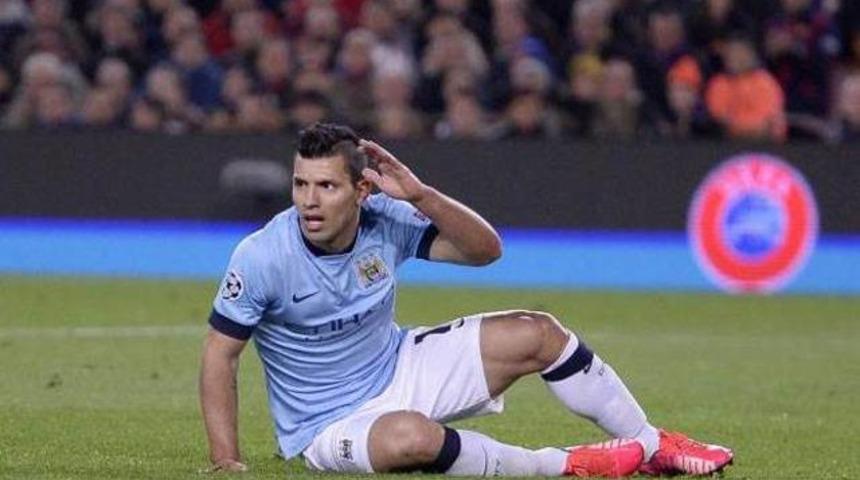 Ag&uuml;ero'dan City'ye k&ouml;t&uuml; haber
