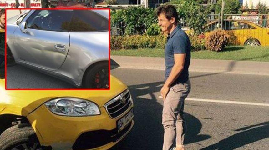 Emre Bel&ouml;zoğlu kaza ge&ccedil;irdi