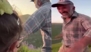 Trabzon'da torununun peşinden koşmuştu! Tekrar buluştular