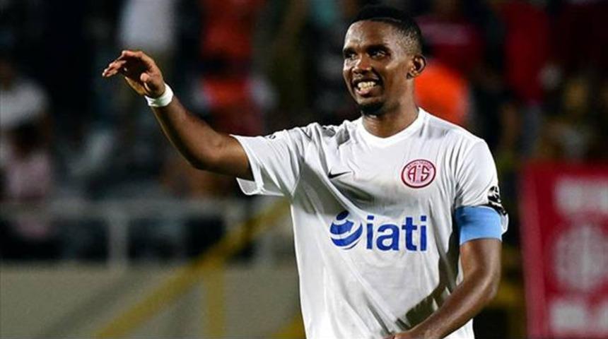 Eto'o 31 g&uuml;n izine karşı 5 gol attı