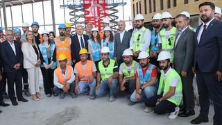 Bakan Uraloğlu, Kapadokya Havalimanı'nın yeni terminal binası inşaatında incelemede bulundu