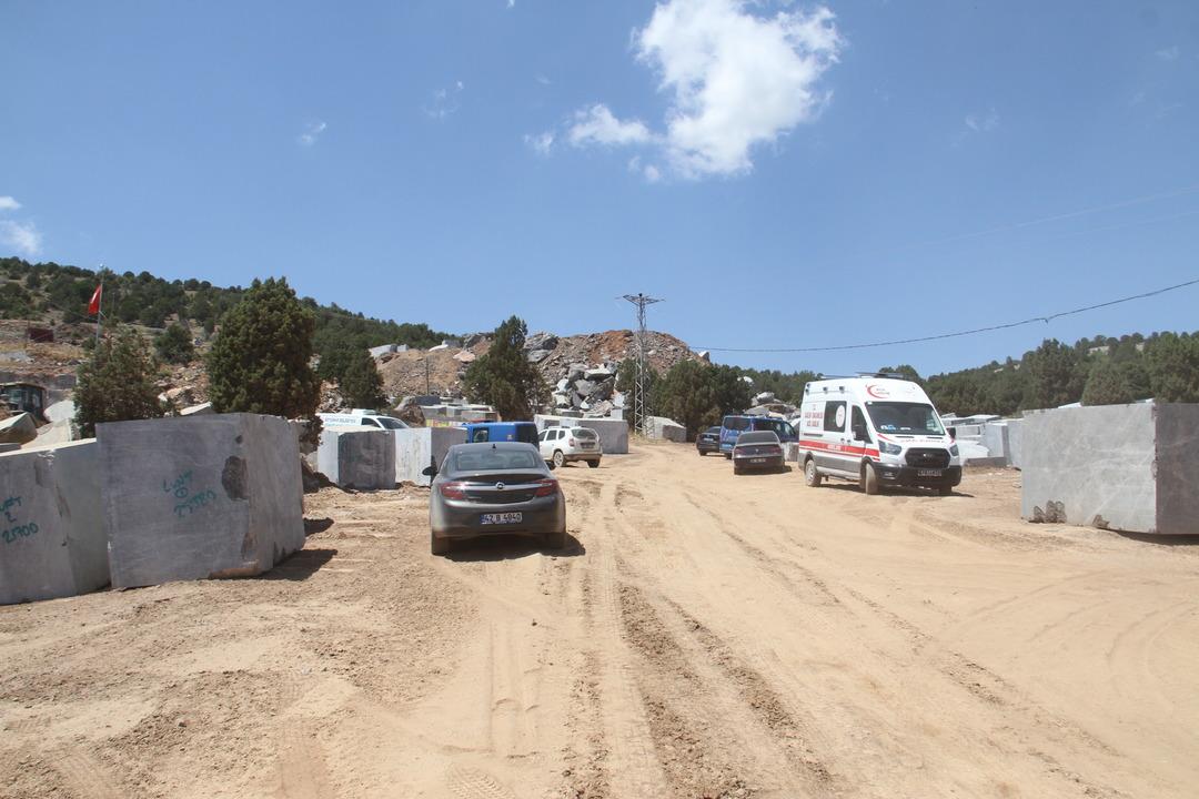 Konya da acı olay! Üzerine mermer blok düşen maden mühendisi hayatını kaybetti 1