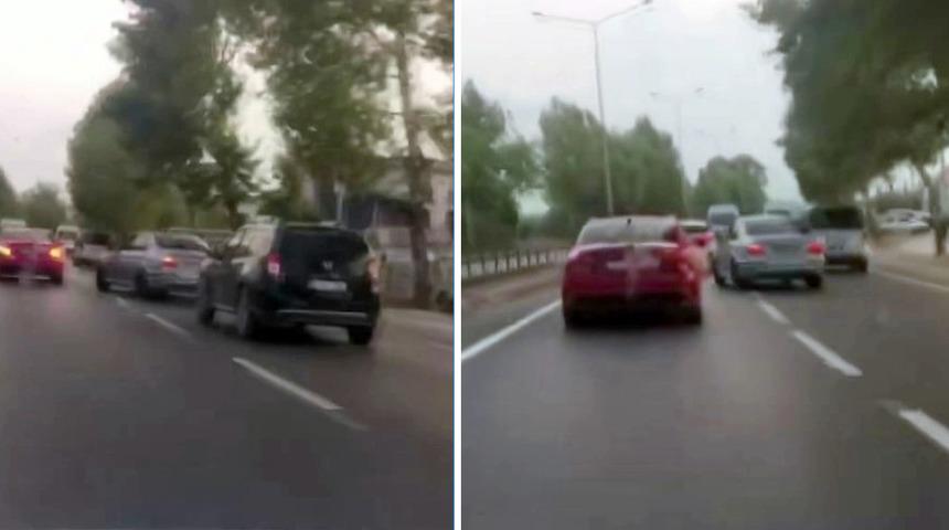 Düğün konvoyunda attığı makas pahalıya mal oldu