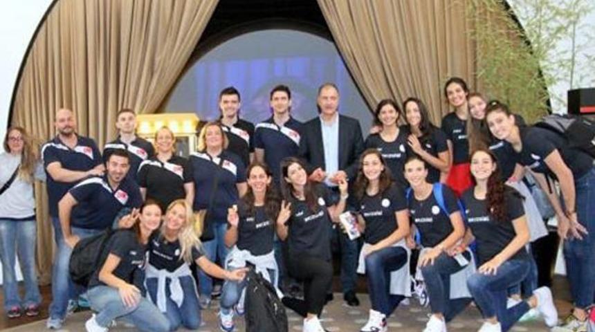 A Milli Kadın Voleybol Takımı Bel&ccedil;ika'ya gitti