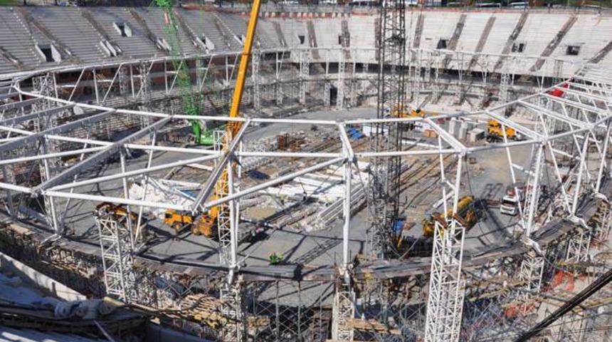 Vodafone Arena&rsquo;da &ccedil;atı gelişmesi!