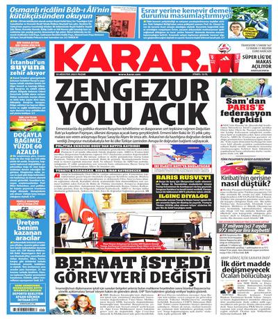 Karar
 Gazetesi oku