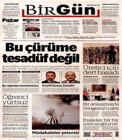 BirGün
 Gazetesi oku