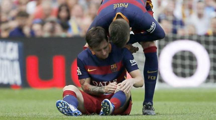 Bar&ccedil;a&rsquo;da Messi sakatlandı