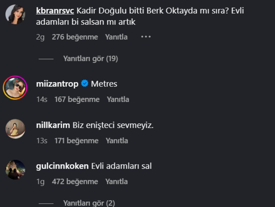 Gülsim Ali’ye sert yorumlar! Berk Oktay ve Yıldız Çağrı Atiksoy ise tatilde... 4