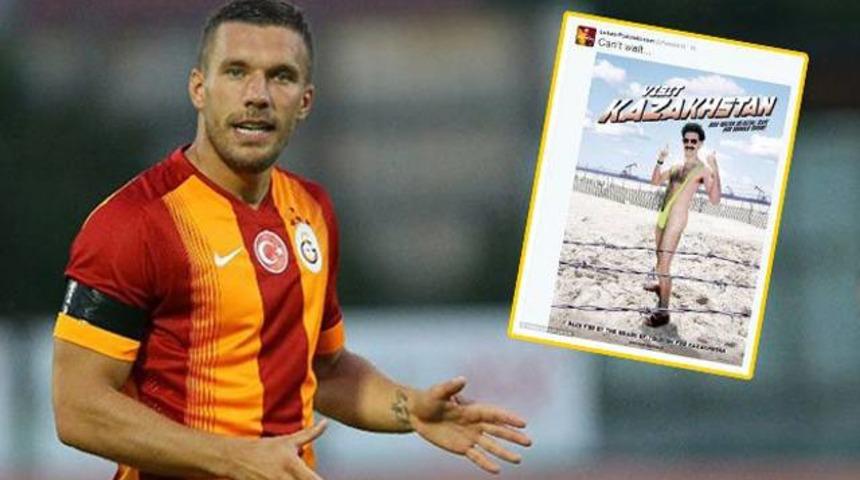Podolski'ye 'Borat' tepkisi!