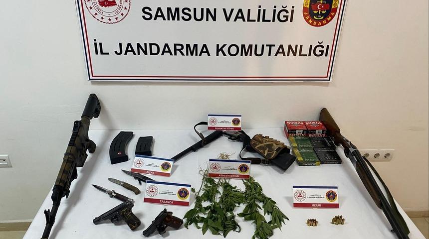 Samsun’da silah operasyonu: 5 kişi yakalandı