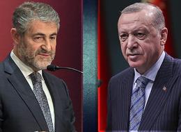 Dolmabahçe'de sürpriz zirve: Cumhurbaşkanı Erdoğan eski bakan Nebati'yle bir araya geldi