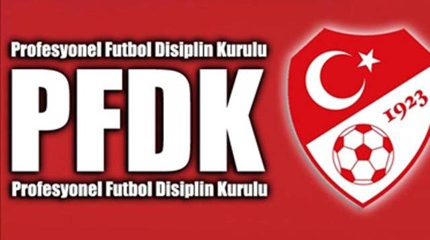 PFDK ceza yağdırdı!