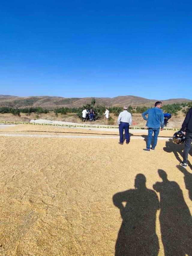 Buğday yüklü traktör devrildi, 2 kişi öldü 1