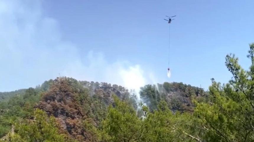 Anamur’daki orman yangını kontrol altına alındı