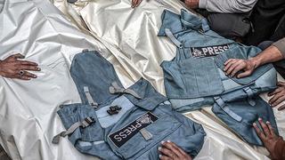 İsrail'in Şifa Hastanesi çevresinde gazetecilerin çadırına düzenlediği saldırıda 2 muhabir hayatını kaybetti