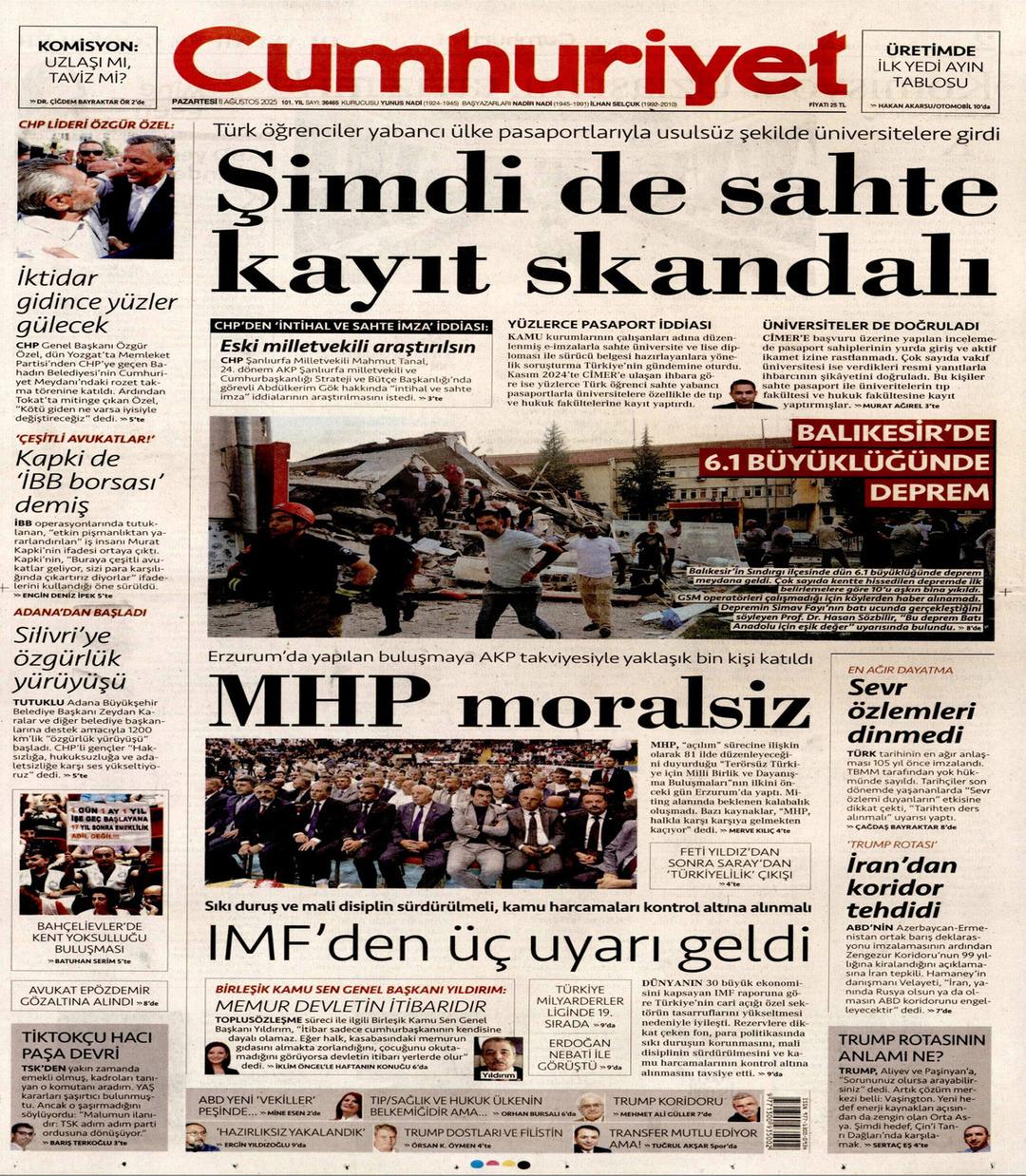 Cumhuriyet Gazetesi