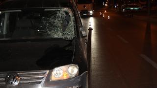 Mersin'de hafif ticari araçla çarpışan bisikletin sürücüsü ağır yaralandı