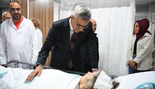 Balıkesir depreminde yaralananlara ziyaret...