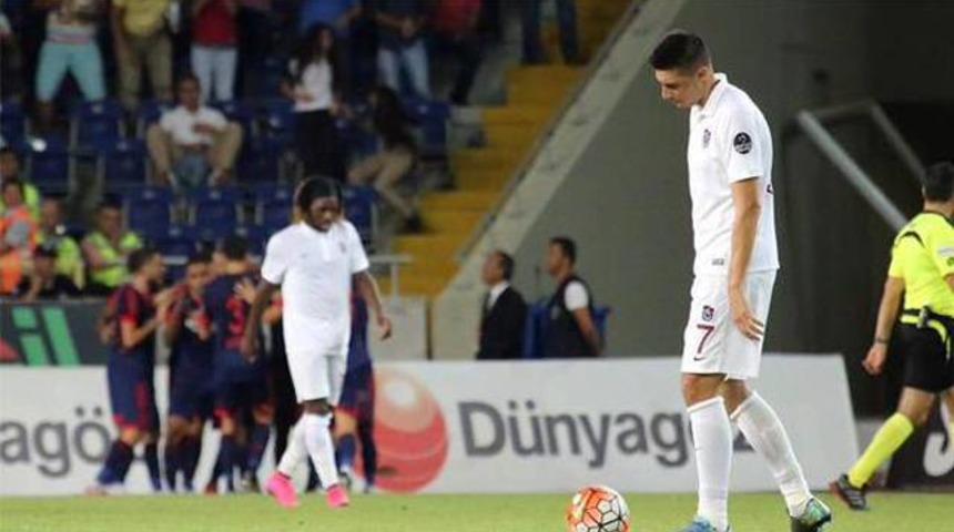 Trabzonspor'a Mersin'de soğuk duş