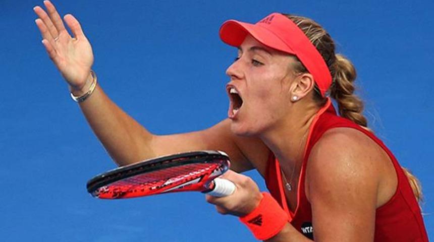 Muguruza ve Kerber &ccedil;ok rahat!