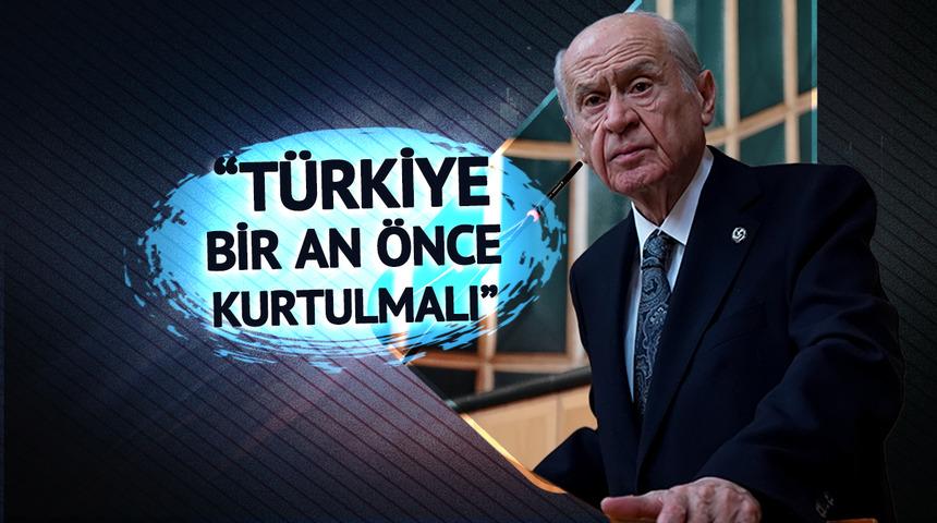 Bahçeli'den "Türkiye bir an önce kurtulmalı" çıkışı! Belediyelere yönelik soruşturmalar hakkında çarpıcı mesaj