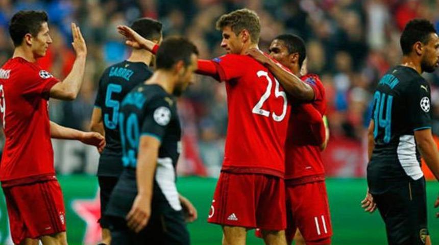 Bayern, Arsenal'i dağıttı!