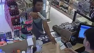 Tekirdağ’da şoke eden anlar! Kurusıkı tabancayla büfe soygunu