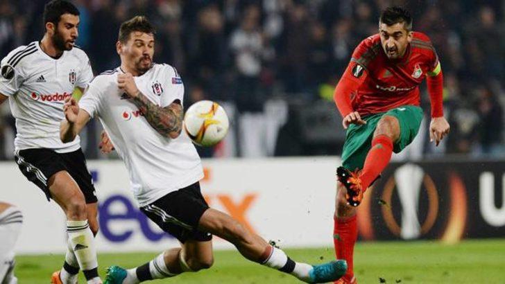 Beşiktaş, Lokomotiv Moskova'yı elinden kaçırdı
