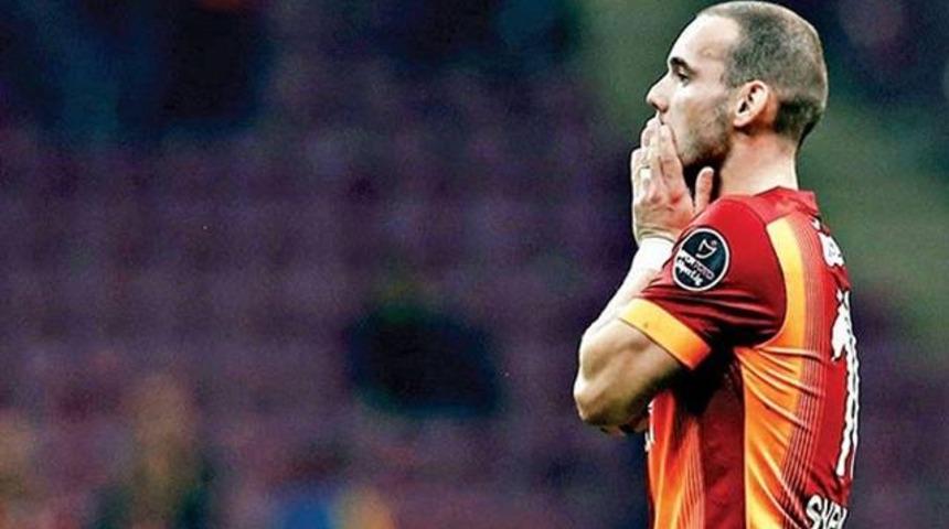 Galatasaray'da Sneijder b&uuml;y&uuml;s&uuml; son buldu