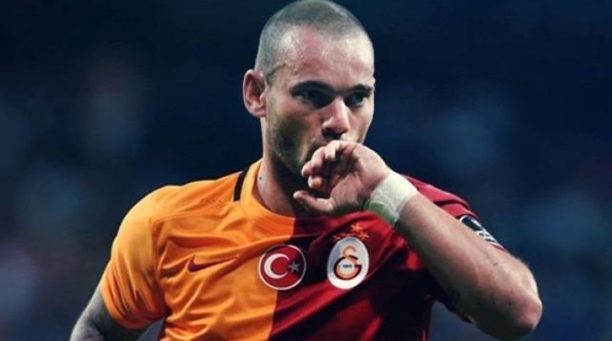 Wesley Sneijder ile mesaj