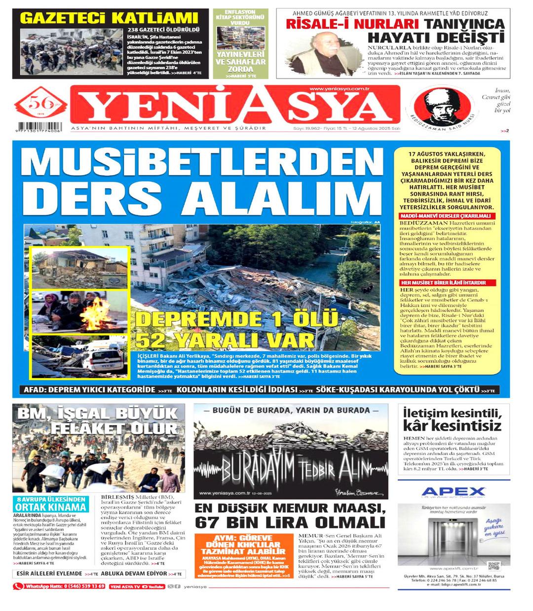 Yeni Asya Gazetesi
