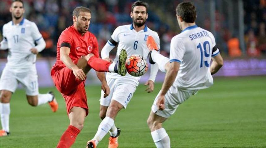 T&uuml;rkiye 0-0 Yunanistan ma&ccedil;ı &ouml;zeti ve &ouml;nemli anları