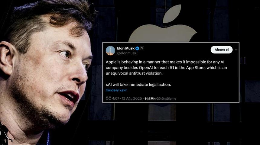 Elon Musk'tan Apple'a OpenAI suçlaması! Hukuki işlemlerin başlatılacağını açıkladı... Sam Altman'dan dikkat çeken paylaşım!