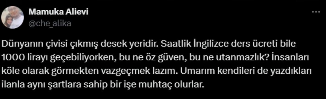 Aylık 12 Bin TL ye özel öğretmen arayan aile gündem oldu! Talepleri ise görenleri kızdırdı 8