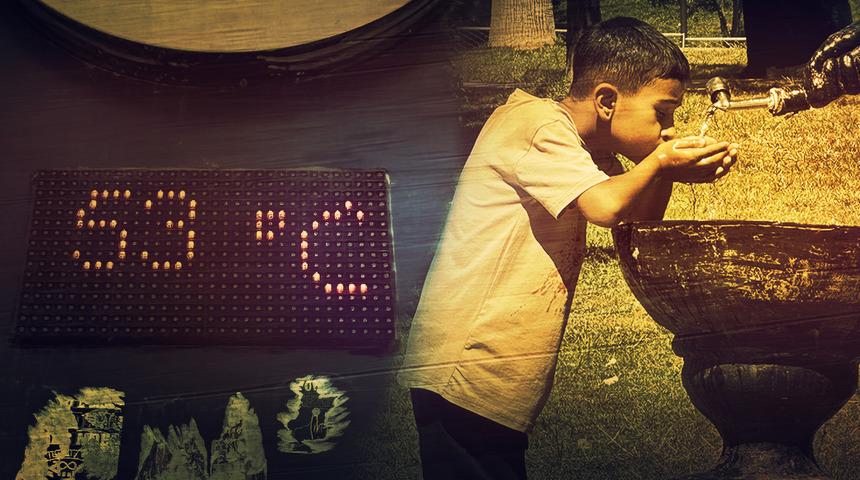 Termometreler 53 dereceyi gösterdi: Bir il adeta kavruluyor