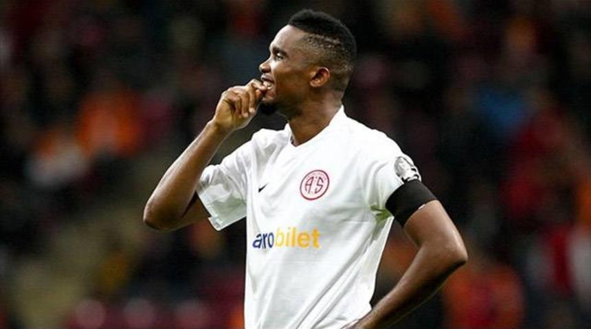 Eto'o'dan kariyerinde bir ilk