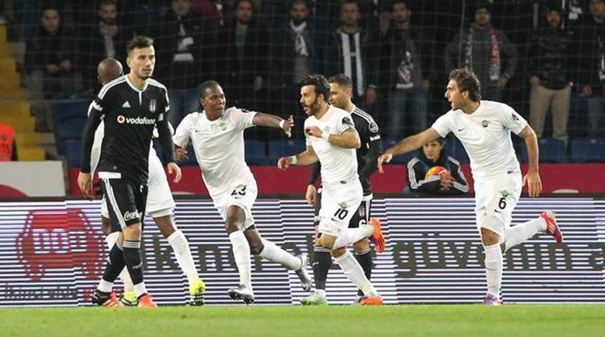 Beşiktaş'ın serisini Akhisar bozdu