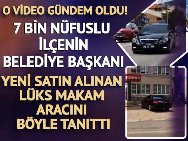 Belediye başkanı makam arabasını değiştirdi, paylaşımı gündem oldu