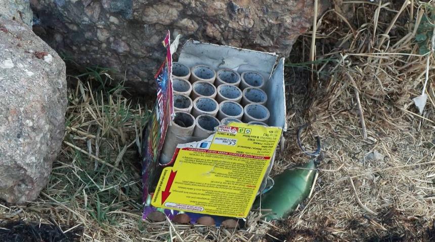 Maltepe’de havai fişek atan kişi yangına sebep oldu! Gözaltına alındı